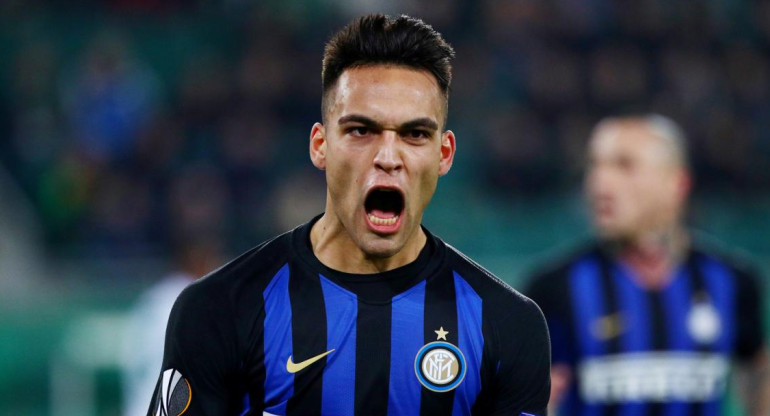 Europa League, Rapid Wien vs. Inter, fútbol, gol de Lautaro Martínez