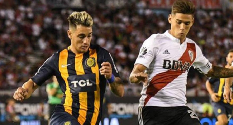 Superliga, Rosario Central vs. River, fútbol