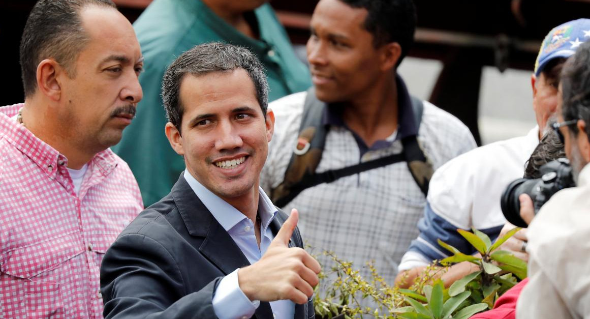 Juan Guaidó en Venezuela (Reuters)