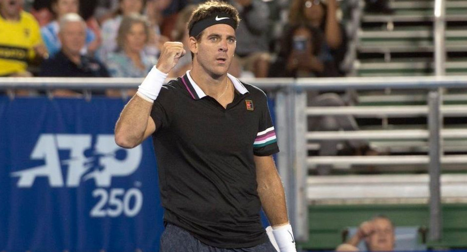 Triunfo de Juan Martín Del Potro en Delray Beach