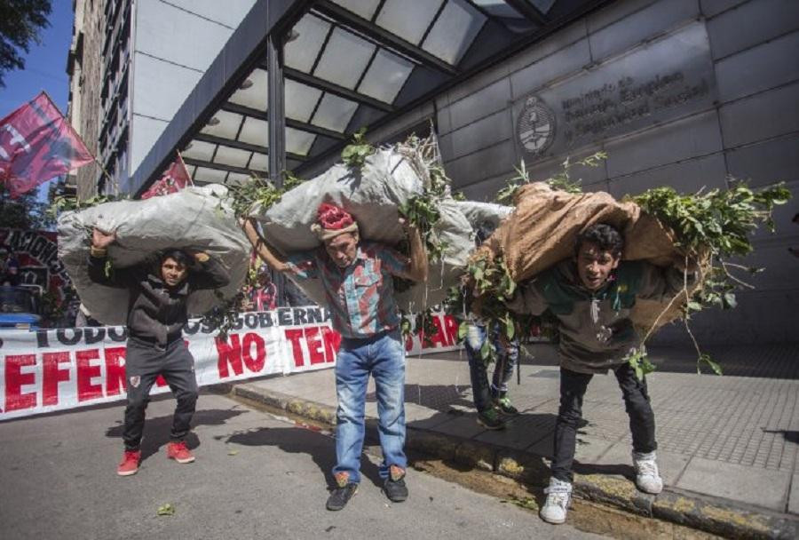 Conflicto productores yerbateros, economía