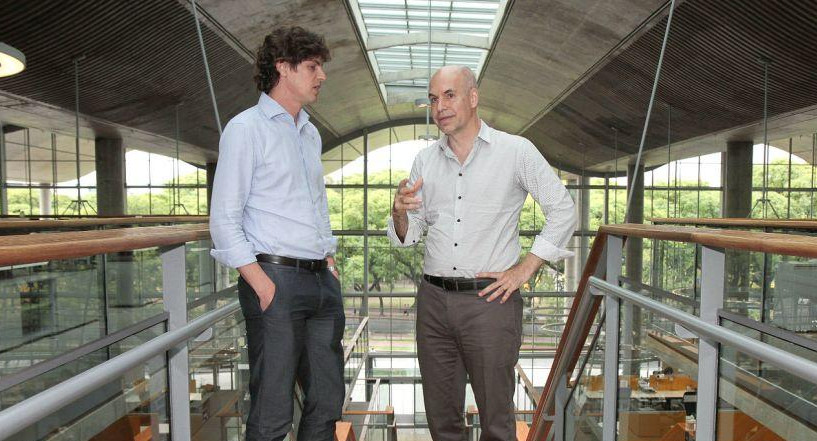 Martín Lousteau y Horacio Rodríguez Larreta