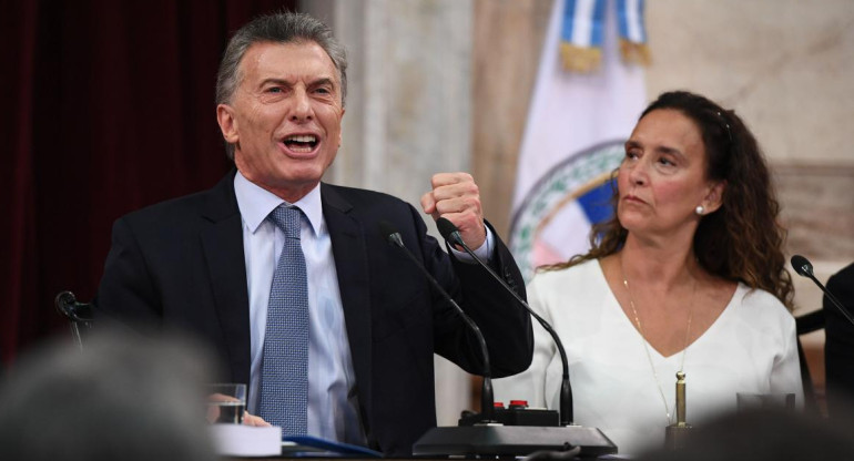 Mauricio Macri  y Gabriela Michetti, sesiones ordinarias 2019, NA