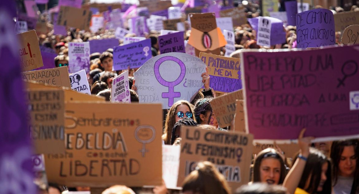 Marcha en España por el Día Internacional de la Mujer (Reuters)