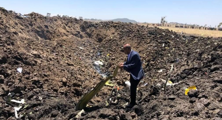 Etiopía - accidente avión