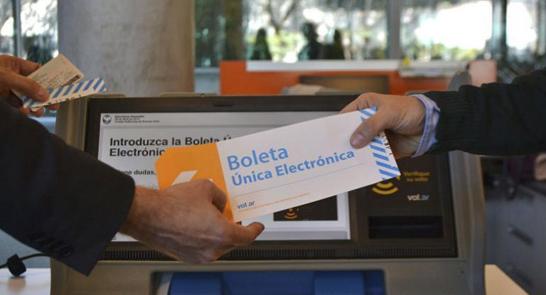 Boleta electrónica - Elecciones Neuquén 