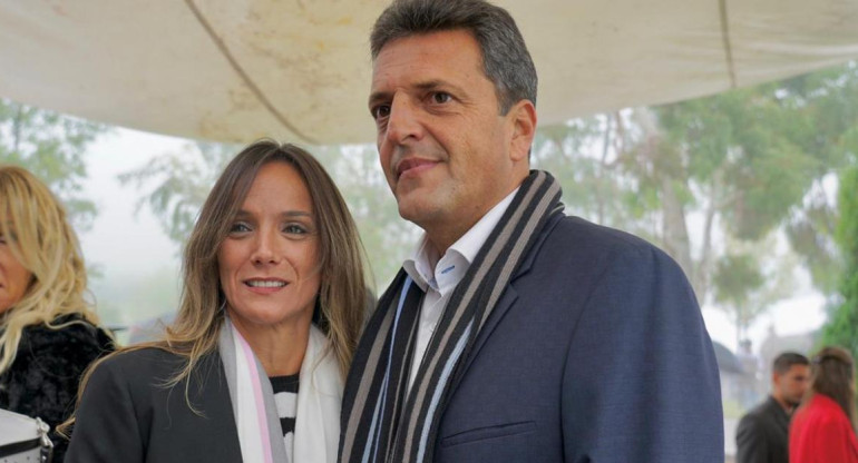 Sergio Massa y Malena Galmarini en Vendimia Solidaria, Frente Renovador