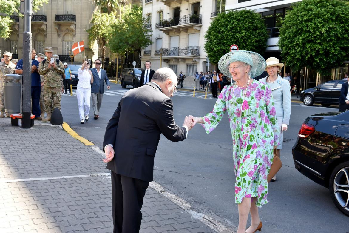 Reina Margarita Dinamarca - Visita a Argentina