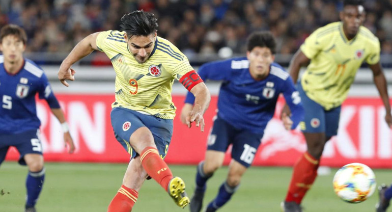 Amistoso internacional FIFA, Japón y Colombia, REUTERS