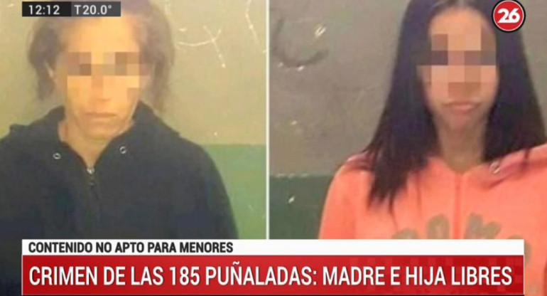 Liberaron a la mujer que mató a su marido de 185 puñaladas, policiales, Canal 26	