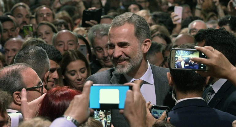 Recepción de los Reyes de España para políticos, famosos e intelectuales, Felipe VI, NA	