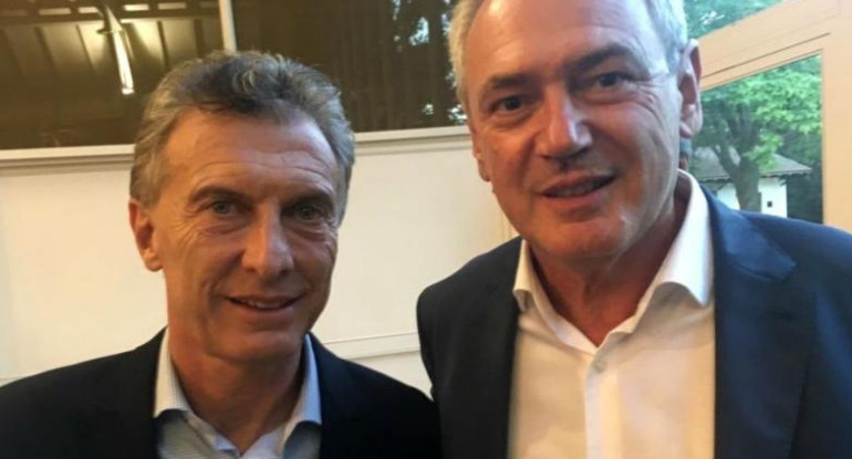 Mauricio Macri y Atilio Benedetti, candidato a gobernador de Entre Ríos