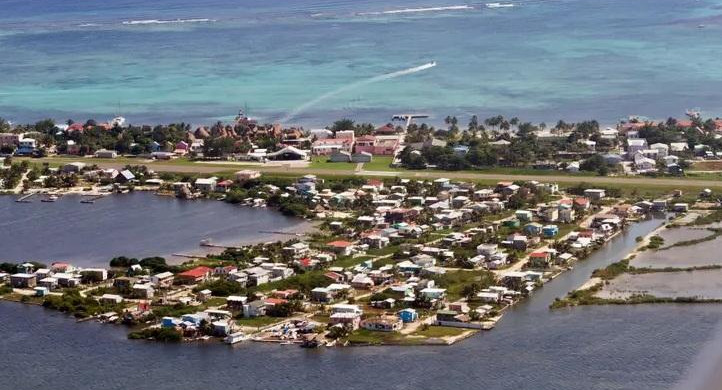 Cayo de Ambergris, en Belice, donde detuvieron a Samid