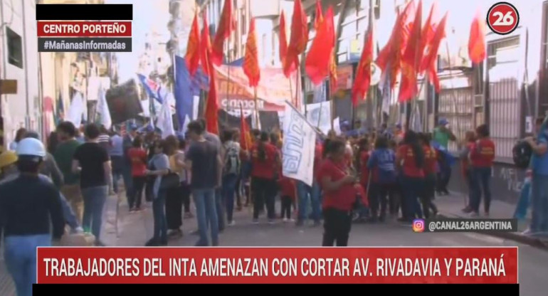 Protesta INTA - Centro Porteño