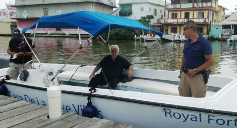 Alberto Samid en Belice, carnicerías, carne