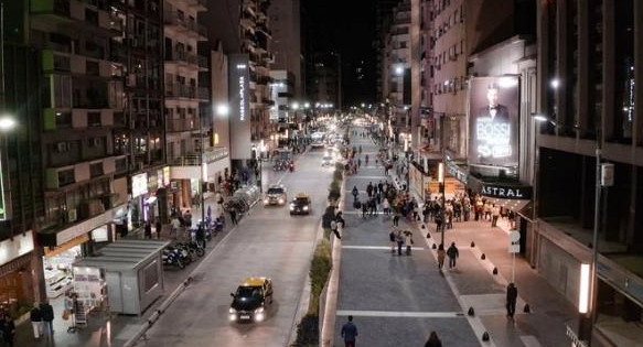 Avenida Corrientes - reinauguración