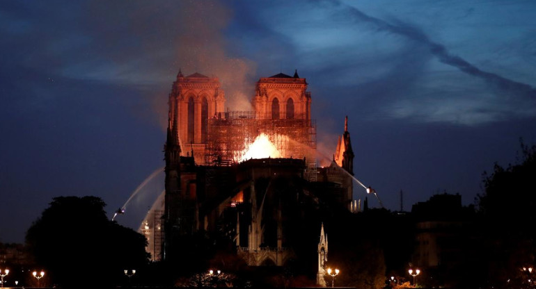 Incendio en la Catedral de Notre Dame, 15 de abril de 2019, REUTERS