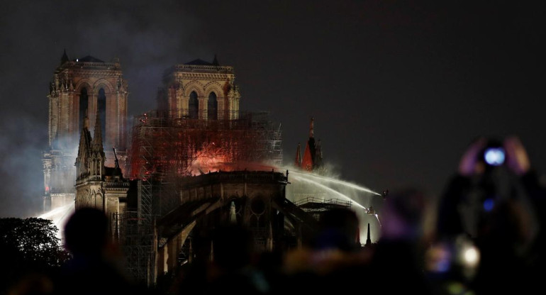 Incendio en la Catedral de Notre Dame, 15 de abril de 2019, REUTERS