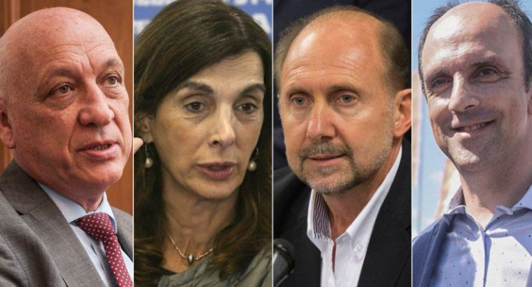 Elecciones 2019, PASO, Antonio Bonfatti, María Eugenia Bielsa, Omar Perotti y José Corral, NOTICIAS ARGENTINAS