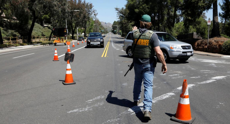 Tiroteo en sinagoga de San Diego, California, Estados Unidos (Reuters)