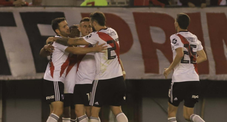 Festejo de River en Copa Superliga (NA)