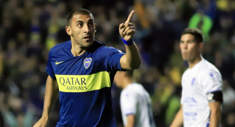 Copa Superliga, Boca vs. Godoy Cruz, fútbol, deportes, Ramón Wanchope Ábila, NA