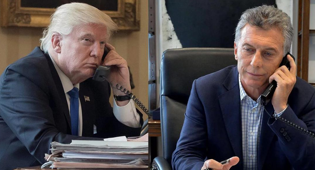 Donald Trump y Mauricio Macri, conversación telefónica, política