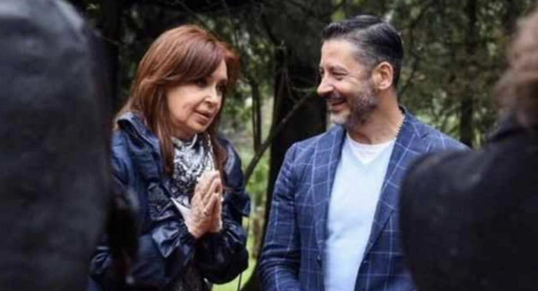 Gustavo Menéndez y Cristina Kirchner