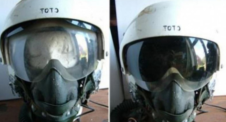 Casco de ex combatiente de Malvinas subastado en Inglaterra