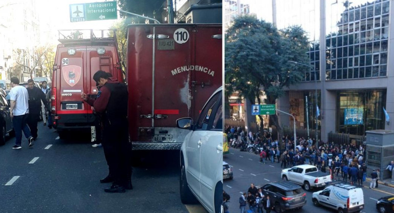 Tensión por amenaza de bomba en edificio anexo de Diputados - Foto: Twitter