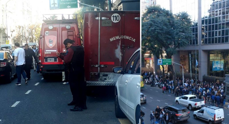 Tensión por amenaza de bomba en edificio anexo de Diputados - Foto: Twitter