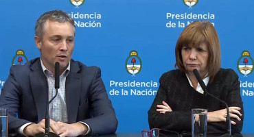 Conferencia de de Andreis y Bullrich - Casa de Gobierno - Elecciones 2019