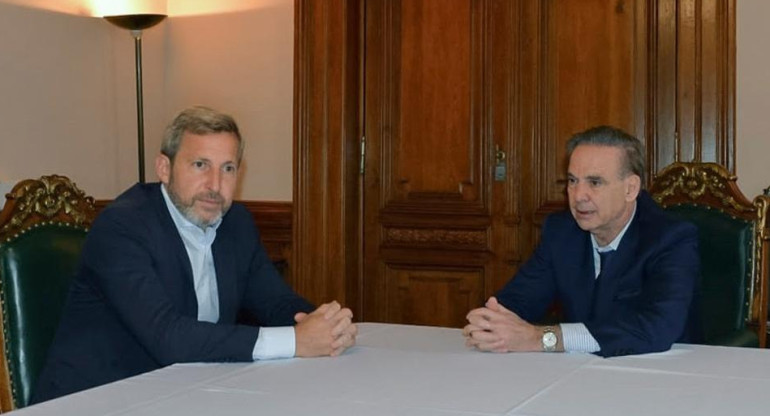 Rogelio Frigerio y Miguel Angel Pichetto, reunión, política, elecciones 2019, NA