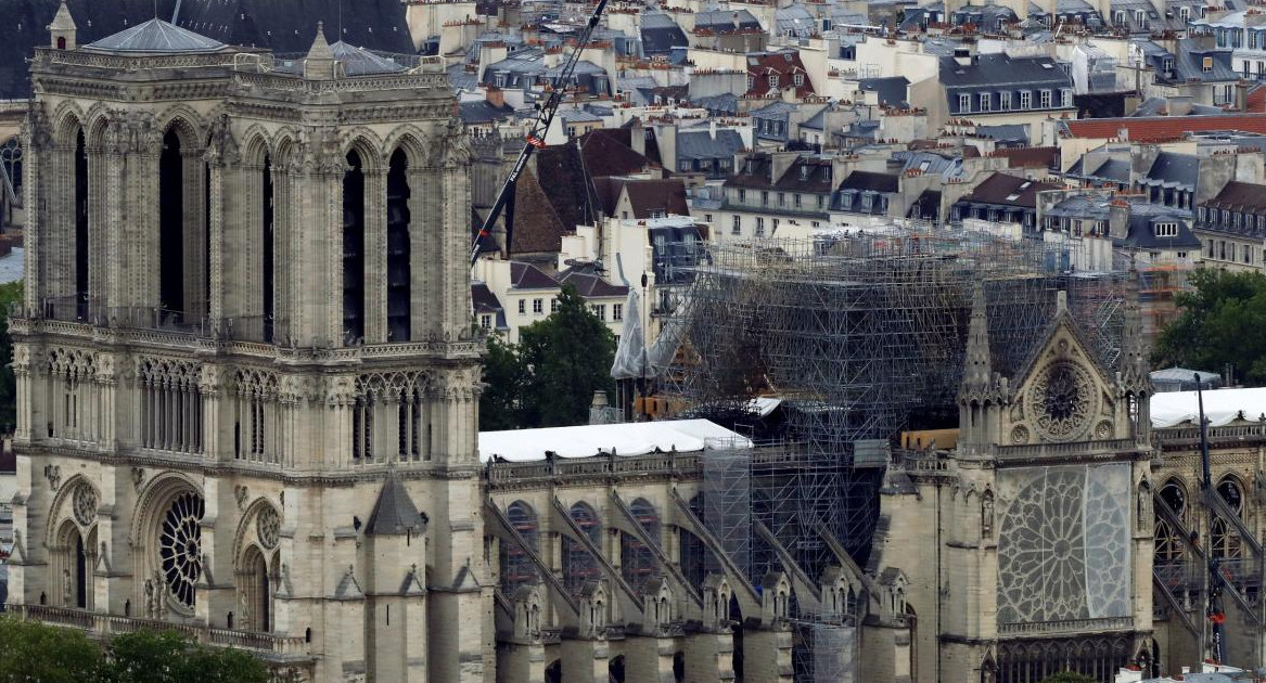 Notre Dame - A un mes del incendio Reuters