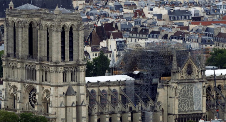 Notre Dame - A un mes del incendio Reuters