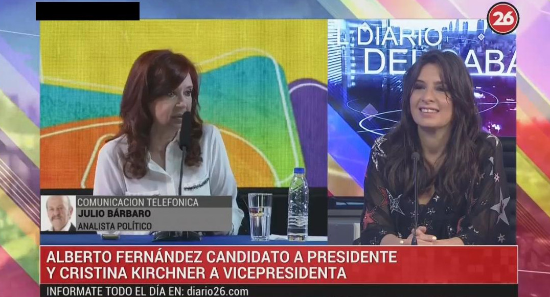 Cristina Kirchner anuncio de candidatura - Análisis de Julio Bárbaro Canal 26