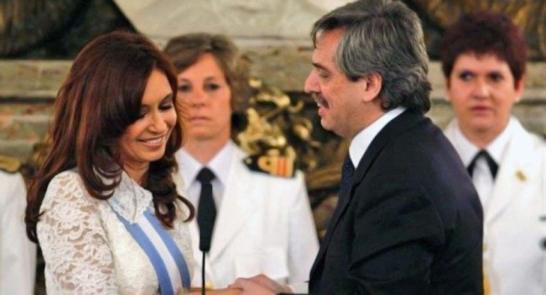 Cristina Kirchner y Alberto Fernández