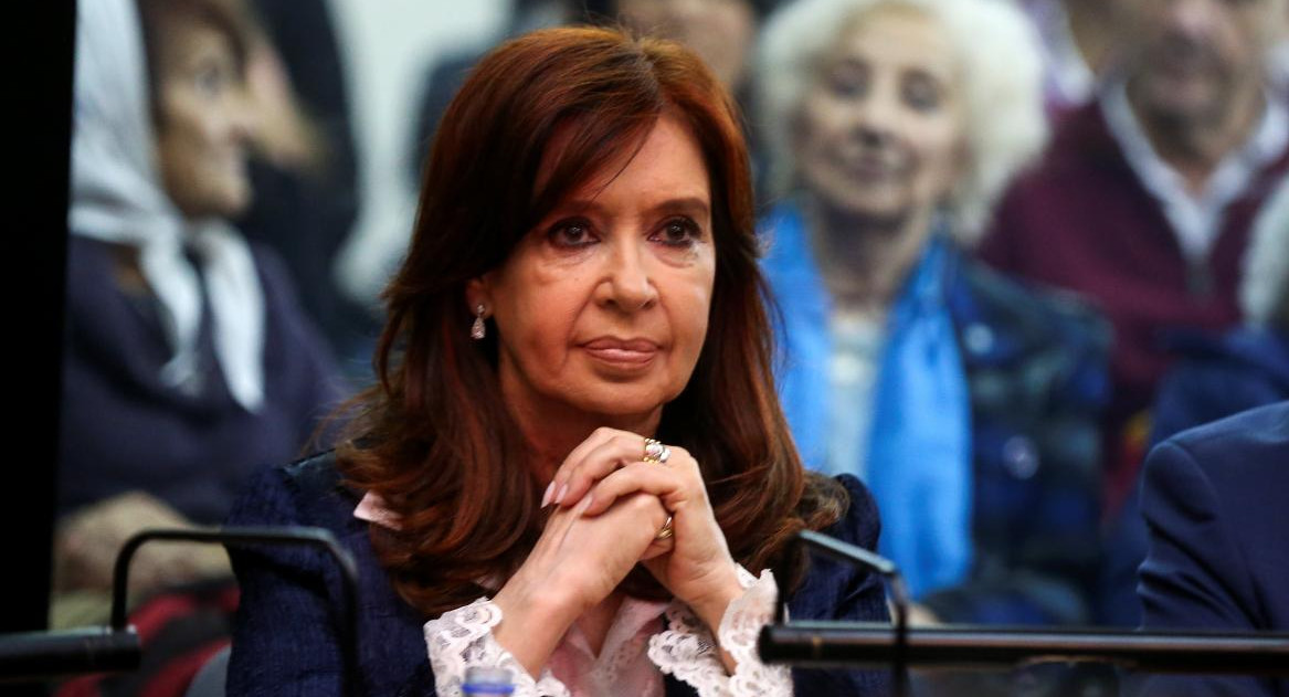 Cristina Kirchner en el banquillo de la causa Vialidad (Reuters)