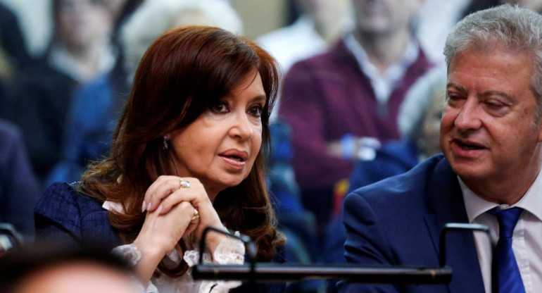 Cristina Kirchner en el banquillo de la causa Vialidad (Reuters)