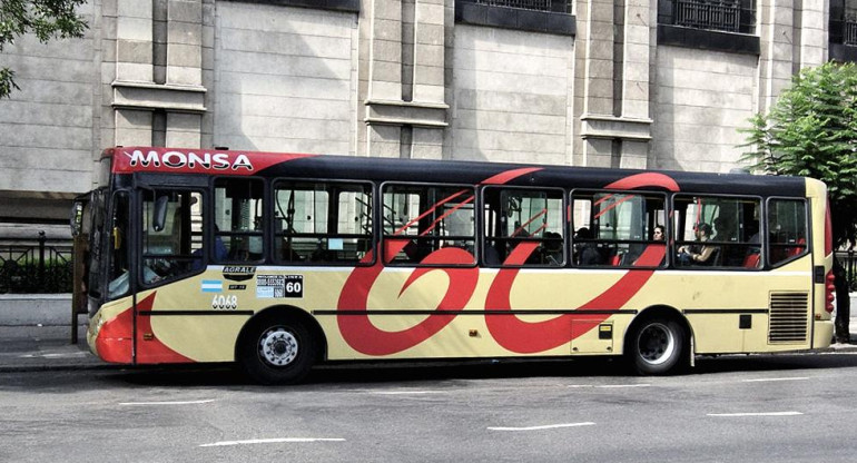 Colectivo línea 60 - Paro