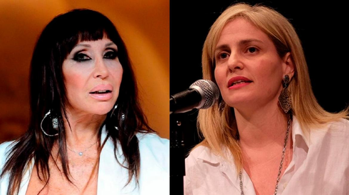 Moria Casán y Romina Manguel