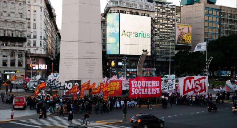 Paro 29 de mayo - Obelisco Agencia NA