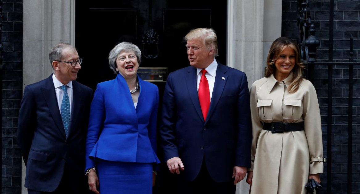 Trump en Reino Unido, visita a Theresa May - Reuters