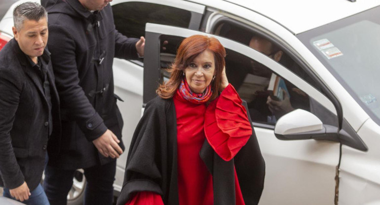 Cristina Kirchner en Comodoro Py - Agencia NA