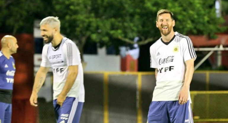 Lionel Messi y Sergio Agüero