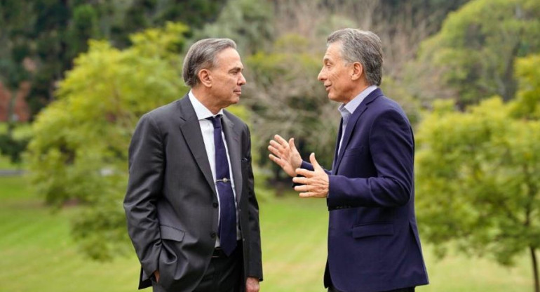 Miguel Ángel Pichetto y Mauricio Macri