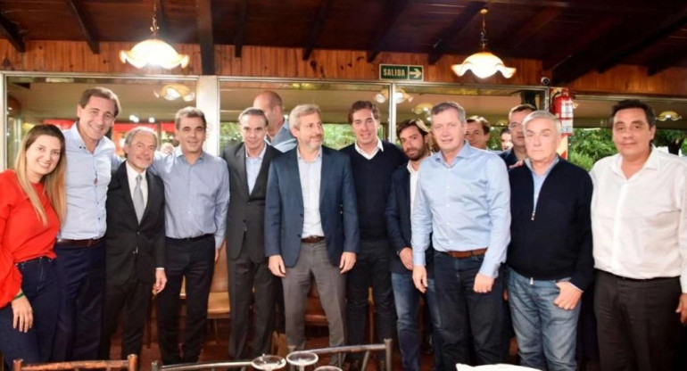 Miguel Ángel Pichetto tras la parrillada con los peronistas de Cambiemos