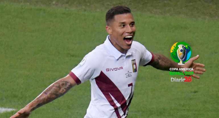 Copa América 2019 - Festejo de Venezuela ante Bolivia (Reuters)