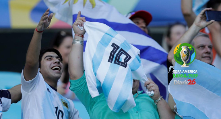 Copa América 2019, hinchas argentinos en las tribunas, fútbol, Selección Argentina, Reuters	