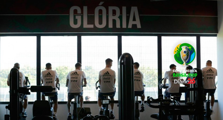 Copa América 2019 - Entrenamiento de la Selección Argentina (@Argentina)